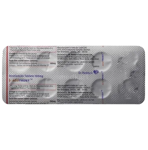 acotrust 100mg tablet 15's